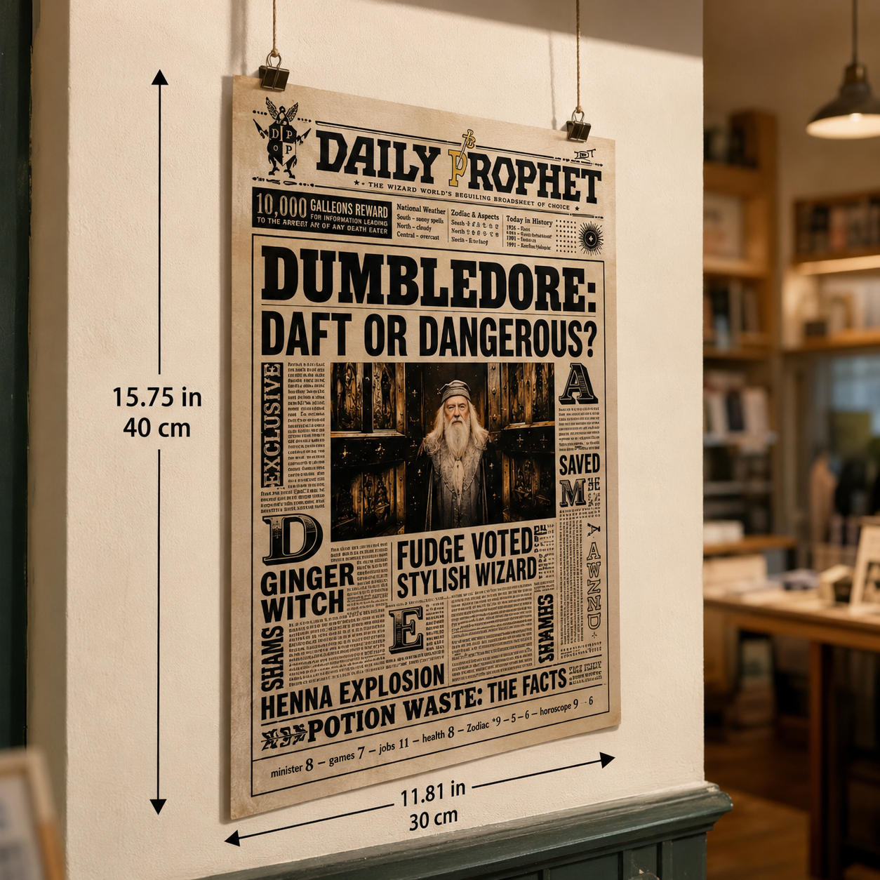 Harry Potter™ 3-in-1 Lenticular Poster