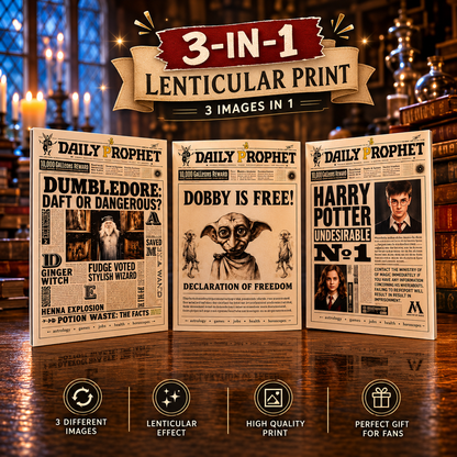 Harry Potter™ 3-in-1 Lenticular Poster