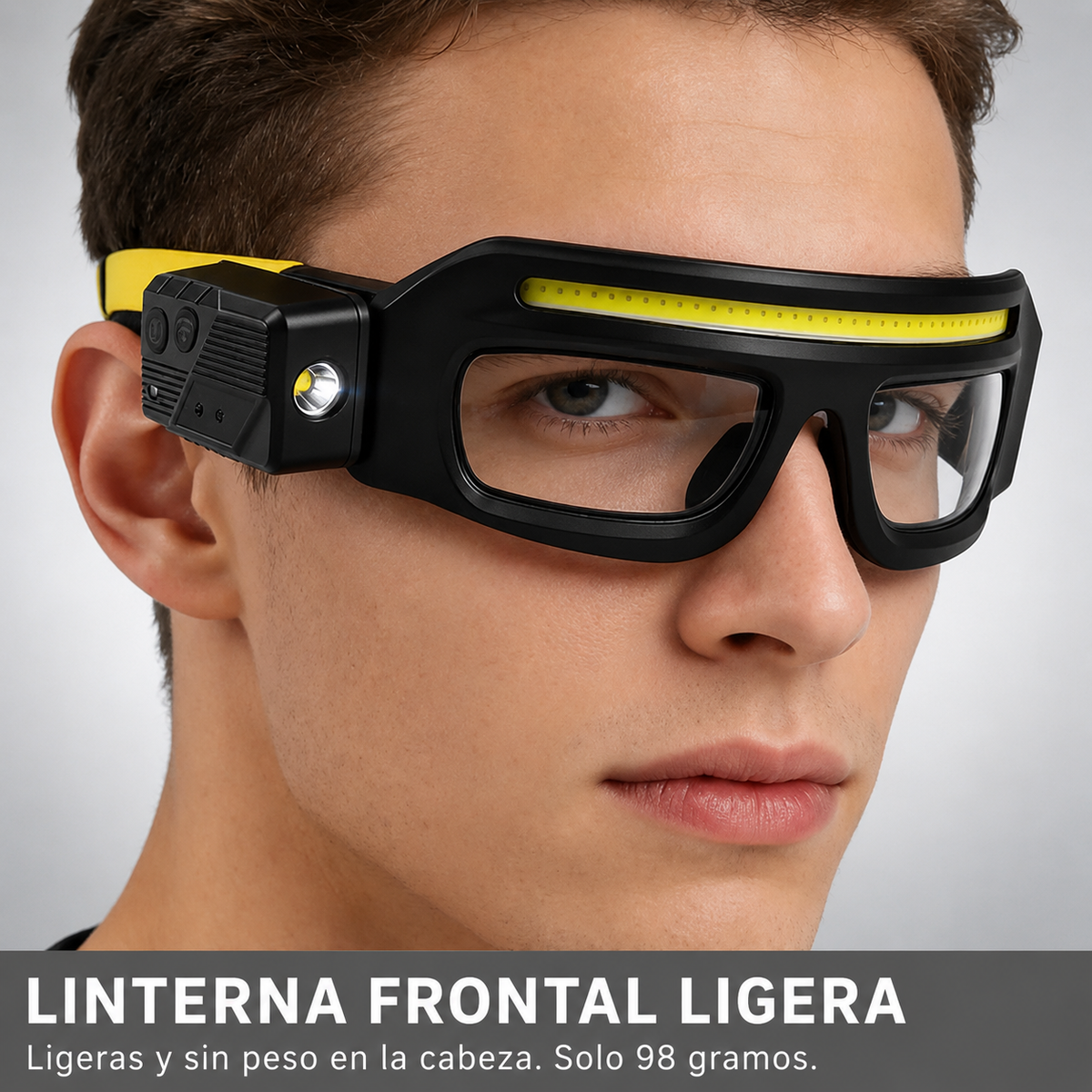 Lentes con linterna LED manos libres